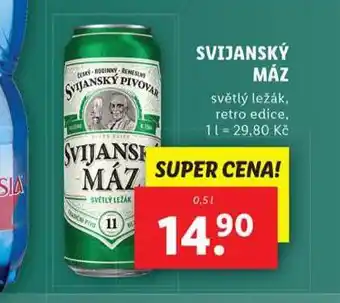 Lidl Pivo svijanský máz nabídka