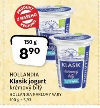 Coop HOLLANDIA Klasik jogurt nabídka