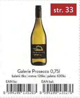 Qanto Galerie Prosecco 0,75 l. nabídka