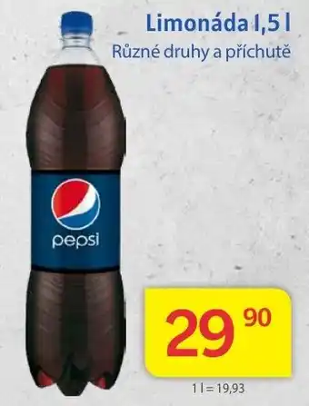 Kubík potraviny Limonáda 1,5 l. nabídka