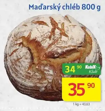 Kubík potraviny Maďarský chléb 800 g nabídka