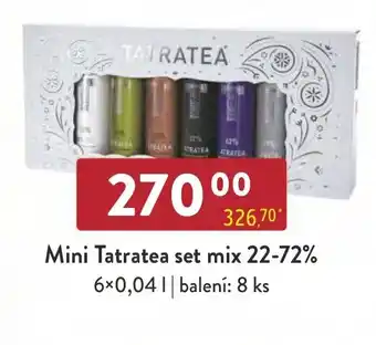 Qanto Mini Tatratea set mix 22-72% nabídka