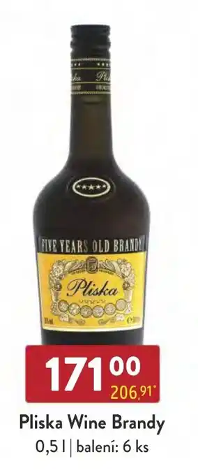 Qanto Pliska Wine Brandy 0,5 l. nabídka
