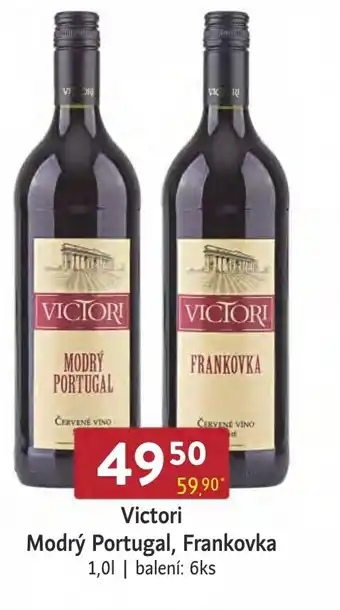 Qanto Victori Modrý Portugal, Frankovka nabídka
