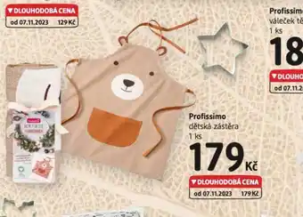 dm drogerie Profissimo dětská zástěra nabídka