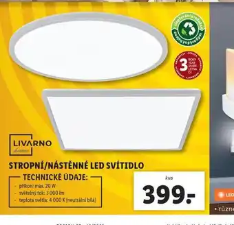 Lidl Stropní / nástěnné svítidlo nabídka
