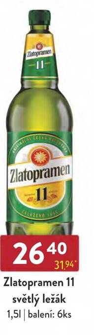 Qanto Zlatopramen 11 světlý ležák nabídka