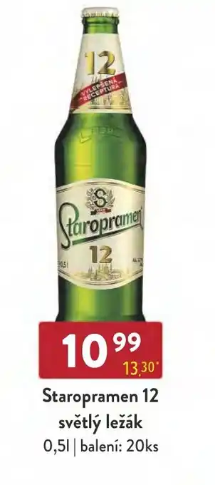 Qanto Staropramen 12 světlý ležák nabídka