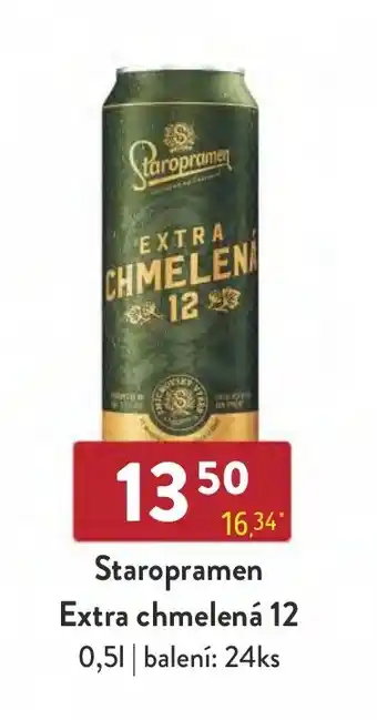 Qanto Staropramen Extra chmelená 12 nabídka