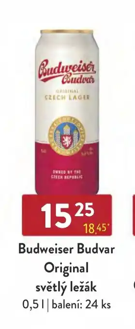 Qanto Budweiser Budvar Original světlý ležák nabídka