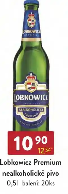 Qanto Lobkowicz Premium nealkoholické pivo nabídka