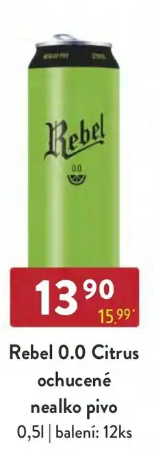 Qanto Rebel 0.0 Citrus ochucené nealko pivo nabídka