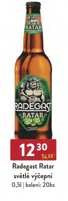 Qanto Radegast Ratar světlé výčepní nabídka