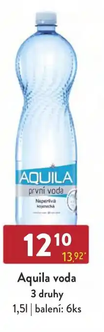 Qanto Aquila voda 3 druhy nabídka