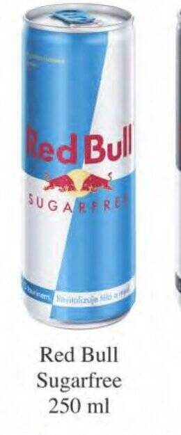 Qanto Red Bull Sugarfree 250 ml nabídka