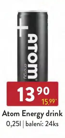 Qanto Atom Energy drink 0.25 l. nabídka