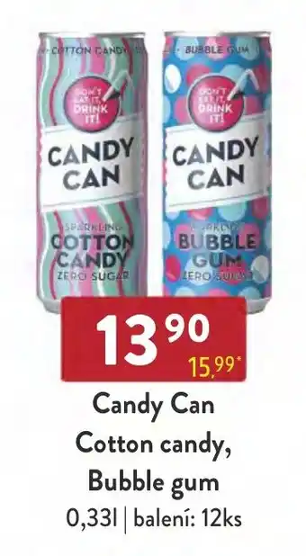 Qanto Candy Can Cotton candy, Bubble gum nabídka