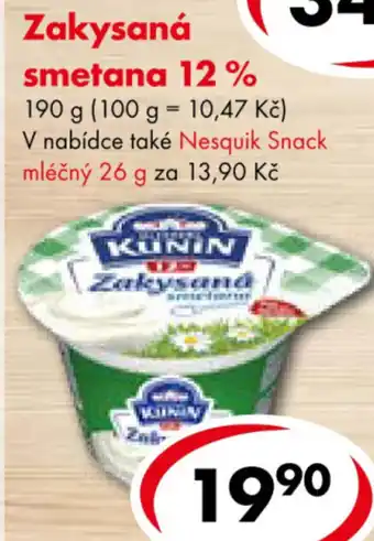 CBA Zakysaná smetana 12 % nabídka