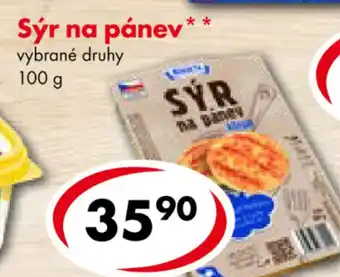 CBA Sýr na pánev nabídka