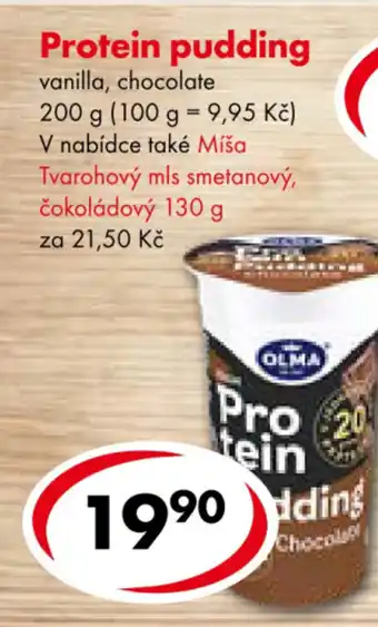 CBA Protein pudding nabídka