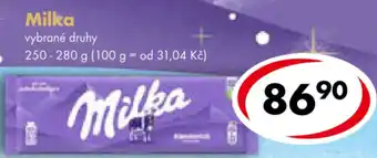 CBA Milka nabídka