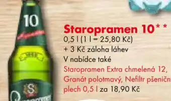 CBA Staropramen 10 nabídka