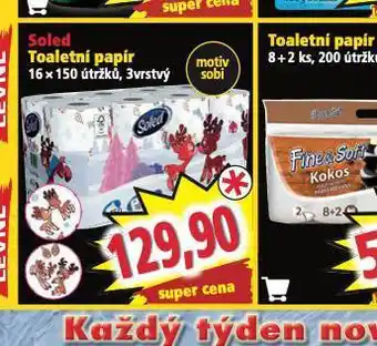 Norma Soled toaletní papír nabídka