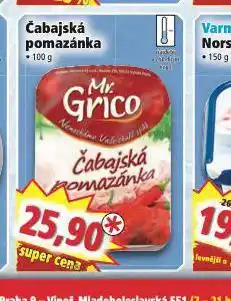 Norma Čabajská pomazánka nabídka