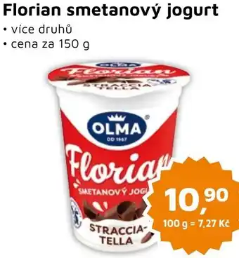 Můjobchod Florian smetanový jogurt nabídka