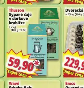 Norma Thurson sypané čaje v dárkové krabičce nabídka