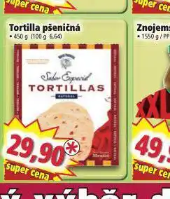 Norma Tortilla pšeničná nabídka
