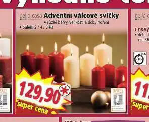 Norma Adventní válcové svíčky nabídka