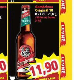 Norma Pivo gambrinus originál 10 nabídka