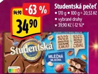 Albert Studentská pečeť nabídka