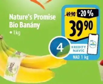Albert Nature's Promise Bio Banány nabídka