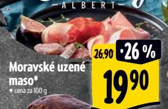 Albert Moravské uzené maso nabídka