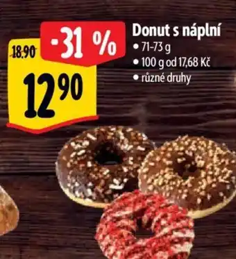 Albert Donut s náplní nabídka