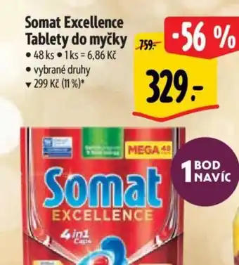 Albert Somat Excellence Tablety do myčky nabídka