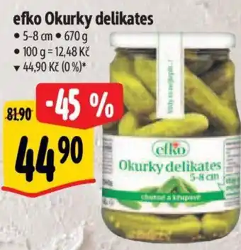 Albert efko Okurky delikates nabídka