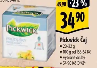 Albert Pickwick Čaj nabídka