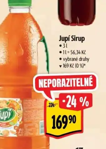 Albert Jupí Sirup nabídka
