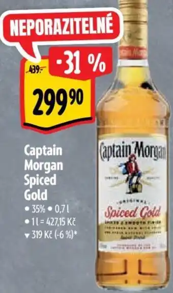Albert Captain Morgan Spiced Gold nabídka