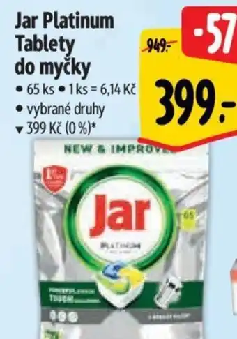Albert Jar Platinum Tablety do myčky nabídka