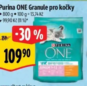Albert Purina ONE Granule pro kočky nabídka