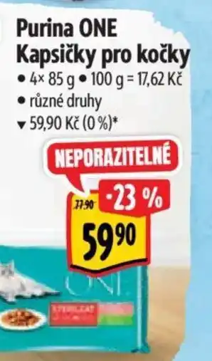 Albert Purina ONE Kapsičky pro kočky nabídka