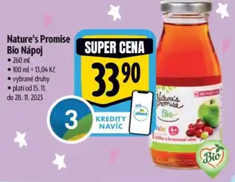Albert Nature's Promise Bio Nápoj nabídka