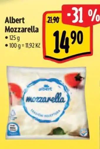 Albert Albert Mozzarella nabídka