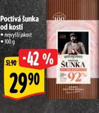 Albert Poctivá šunka od kosti nabídka