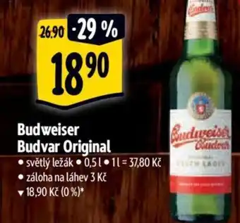 Albert Budweiser Budvar Original nabídka