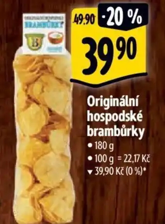 Albert Originální hospodské brambůrky nabídka